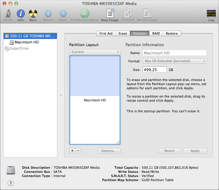 How To Partition Hard Disk in MAC OSX