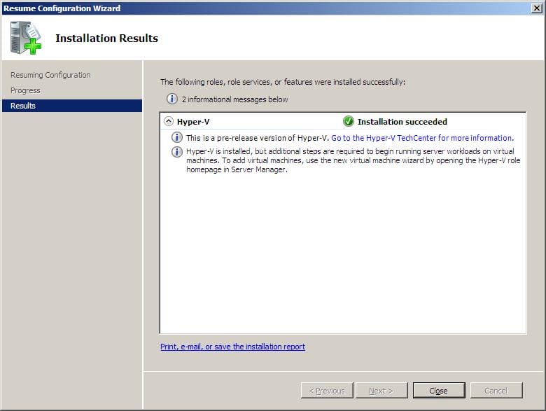 Installing Hyper-V and Deploying Windows Server 2008 as Your First ...