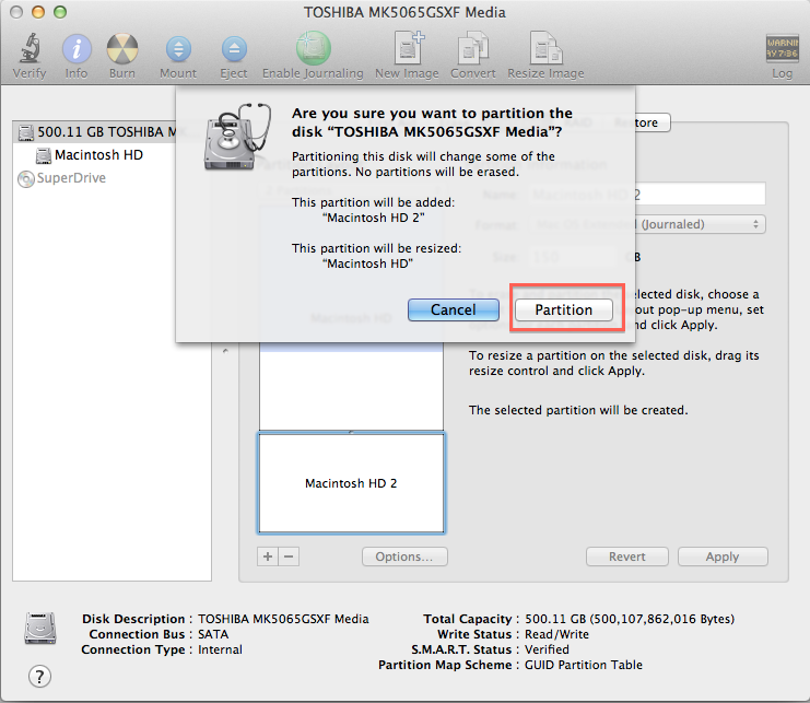 How To Partition Hard Disk in MAC OSX - ElMajdal.net