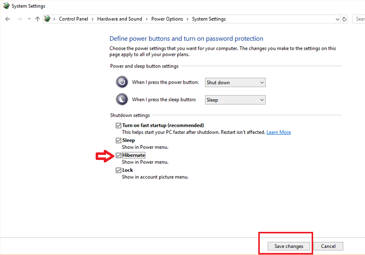 How to Add Hibernate Button to Power Options in Windows 10