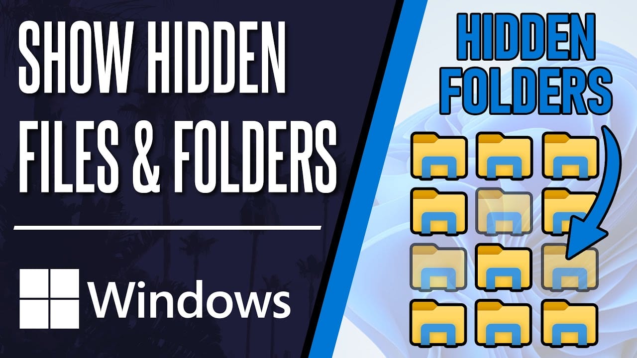 Windows hidden online files