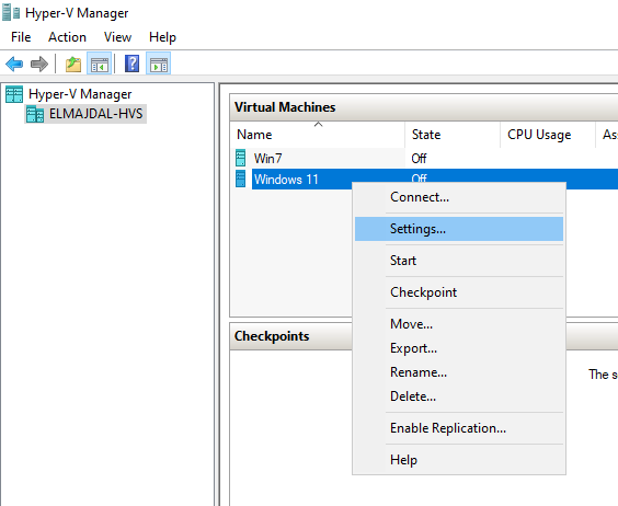 Enabling Wireless Network For A Hyper-V Virtual Machine in Windows 